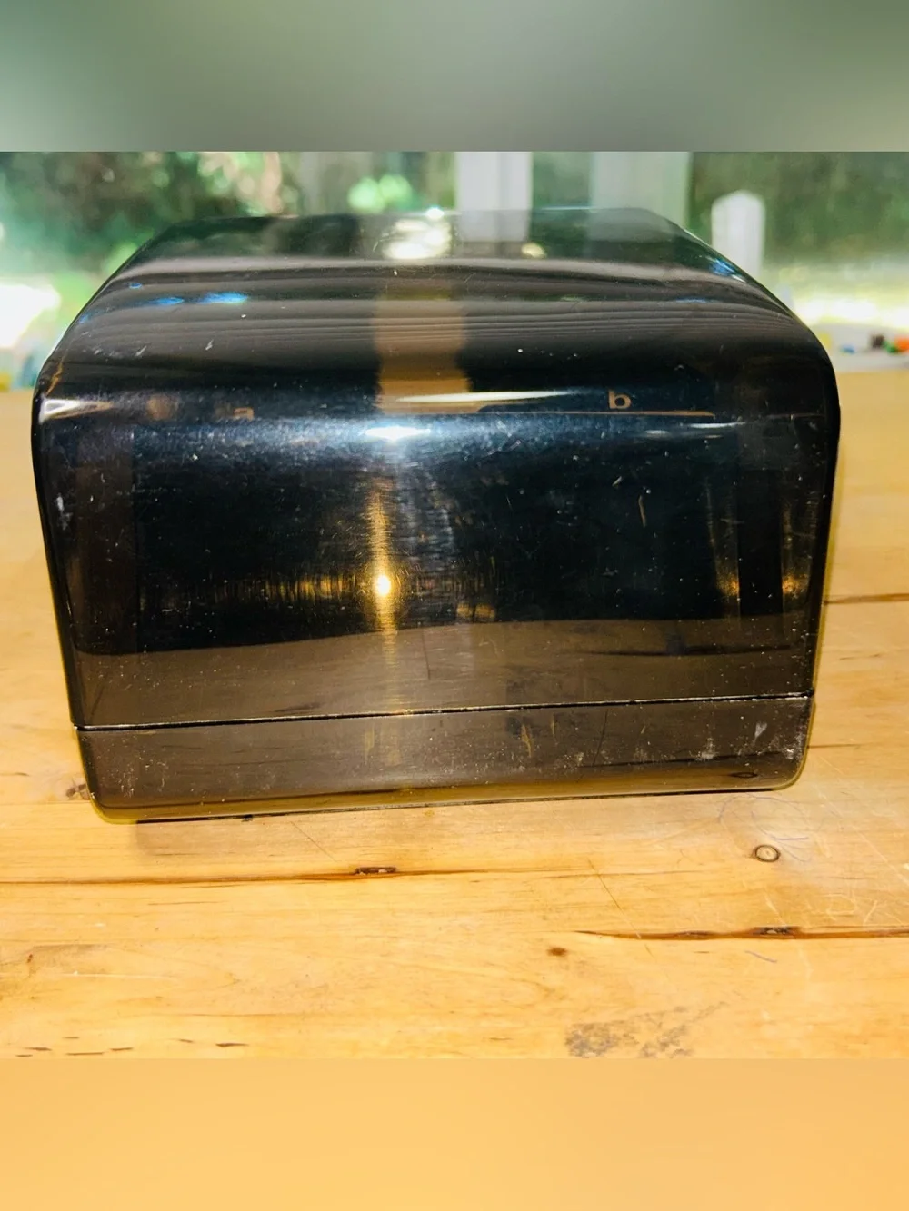 Vintage 1983 Eldon Office Products Rolodex Black and Clear in Color Blank Cards